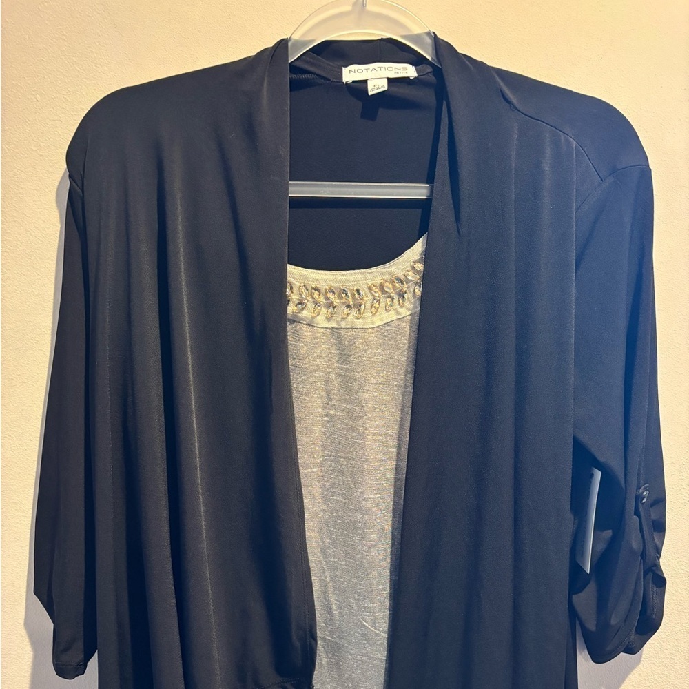 Notations women’s 1 piece attached tank and cover